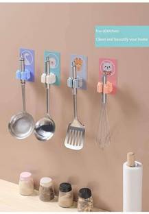 Nilay Multicolor Plastic Broom Holder