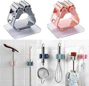 DECORHUB Multicolor Plastic Broom Holder