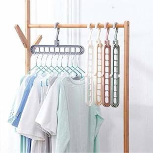 AMAZEE 9 Hole, 360º Rotatble Space saving Magic Hanger HGx1277 Closet Organizer