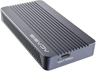 Acasis 40Gbps M.2 NVMe SSD Enclosure Compatible with Thunderbolt 3/4, 2.5 inch USB 4.0/3.2/3.1/3.0/2.0, PORTABLE