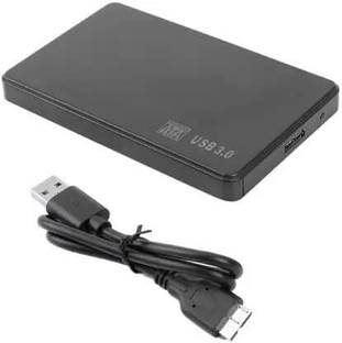 sriom enterprises Hard Drive Enclosure, USB 3.0 SATA 2.5 Inch 2.5 inch Shock Resistant plastic