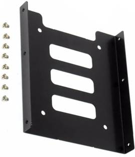 Paruht 2.5" to 3.5" Bay SSD/HDD Hard Disk Metal Mounting Tray 2.5 inch Internal Hard Drive 2.5" and 3.5" Bay
