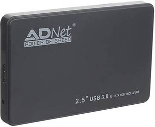 ADNet 2.5"(6.3cm) USB 3.0 HDD Enclosure Case Cover for SATA HDD 2.5 inch External Hard Disk Cover