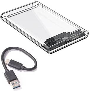 TERABYTE 2.5" SATA SSD Casing - Type-C External Hard Drive/Case Cover 2.5 inch Type C Casing