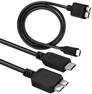 jihaan External Hard Drive Cable, Micro USB 3.0 Cable External Hard Drive Cord Type 2.5 inch usb type ...