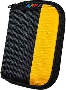 SVVM External Hard Disk Cover Case 2.5 inch Shock Resistant HDD Pouch V42-Yellow