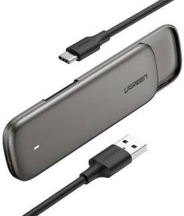 Ugreen M.2 Portable SATA Ssd Enclosure 6Gbps, Support USB 3.1 Gen 2 To B+M/B Key 2.5 inch External Hard Drive Encloure