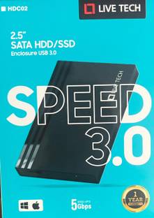 Live Tech HDC02 2.5 HDD/SSD Enclosure with usb 3.0 cable 2.5 inch USB 3.0