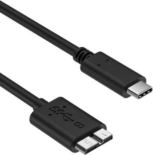 jihaan USB C Type C External Hard drive disk cable, 10Gbps Fast Charging Compatible 2.5 inch USB Type C to Micro-B USB 3.0 Cable