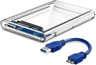 autoskills USB 3.0 Transparent Portable Hard Box HDD & SSD 2.5" External Hard Disk Casing 2.5 inch 1