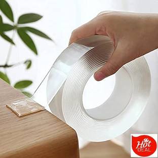 My Machine MM-004 Heavy Duty Double Sided Tape, Transparent Removable Tape, Sticky Strip First Aid Tape