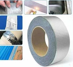 LAXIT Waterproof Aluminum Foil Tape for Repair Pipe Roof Water Leakage 5 m Butyl Tape