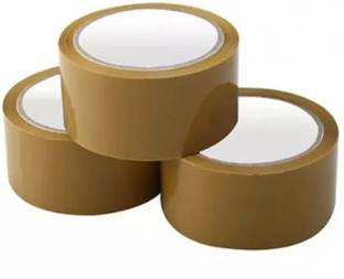D-fix Heavy Duty Handheld Brown Packaging Tape Rolls for Carton Box Packing Tape-48 MM 65 m Single Sided Tape
