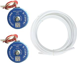 Aameria Premium RO Solenoid Valve HERO HR2 24V (DC) for RO (Pack of 2pcs, 2mtr pipe) Automatic Control Valves