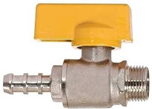 Implemental Gas Valve Chutki Valve (1/2INCH X 8 MM) Ball Valves