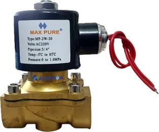 Aameria AC220V 3/4"(inch) Water/Air Closed Brass Electric Solenoid Valve Water Air Fuels Automatic Control Valves
