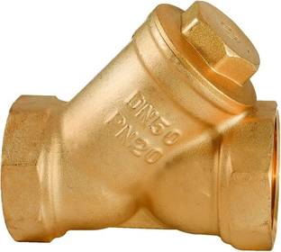 RN FORGED BRASS Y-STRAINER WITH S.S. 304 FILTER 1 pieces Set ART-2300Y_25MM(1") Ball Valves