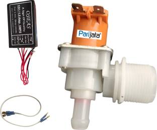 Parijata 12volts DC Solenoid valve with adaptor for Water Purifier, 3/4"x1/4" Automatic Control Valves
