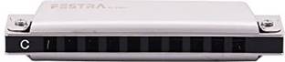 FESTRA R-1007, Diatonic Blues Harmonica Key of C, 10 Holes Mouth Organ