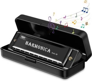 DARDRIS Harmonica Mouth Organ Musical Instrument, Titanium Copper Core Mouth Organ