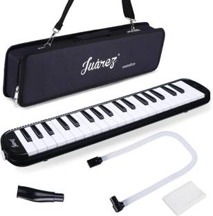 Juarez JMLD37BK 37-Key Soprano Melodica Air Piano w/ Bag, Tube & Mouthpiece