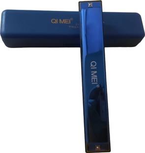 JGG Jain Gift Gallery QMEI BLUE 48 HOLES HARMONICA