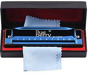 BLUEBERRY R-1003 Key of C 10 Holes 20 Tones Blues Harp Diatonic Mouth Organ Harmonica