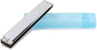 Adiohub Mouth Organ 24 Holes 48 reads Key C with Plastic Case for Beginner Students,