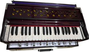 Armonia 9 Stopper,7 Bellow, Two Reed, Coupler, Chudidaar with Bag 3.5 Octave Hand Pumped Harmonium