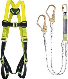 SFS Safety Belt Harness FullBody Shock Absorber with Scaffolding Hook Double Lanyard Safety Harness