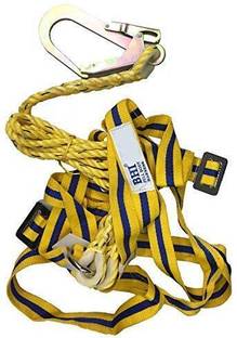 Satishve Nylon Full Body Single Hook Harness (Multicolour) Safety Harness