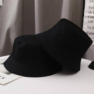 Renyke Women Hat Bucket Style Cotton Hat, Summer Beach Sun Hat (Pack of 2)