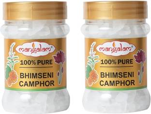 mangalam camphor Bhimseni Jar 100gm- Pack of 2