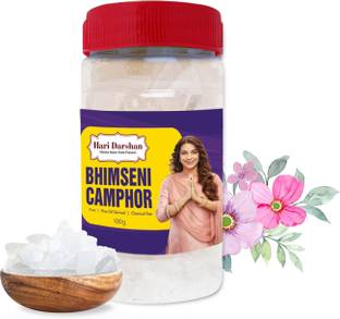 Hari Darshan Bhimseni Pure Camphor for Pooja, Havan, Meditation