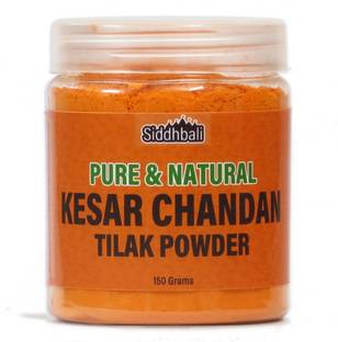 Siddhbali Kesar Chandan Ashtagandha Tilak Tika Powder - 150 grams