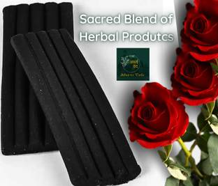 The Atharva-veda 40Big Premium Rose Fragrance Dhup Bati Rolls, 100% Pure Gulab Flavour Wet Dhoop
