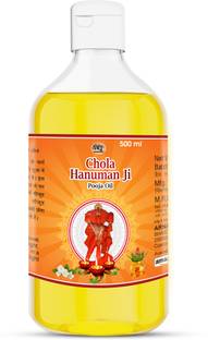 WQT Chola Hanuman Ji Pooja Oil For Daily Pooja, Hawan, Balaji Pooja - 500 ML