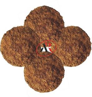 AryaRadha Desi Cow Dung Cake Upala (4 pcs) Approx 7inch