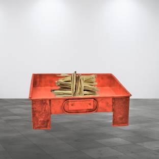 Shrinika Copper Havan Kund / Tamra Homkund _ (Reddish Brown _ Length - 10" X Width - 10" X Hight - 04" X Depth - 2.5" _ 1 Kg 300 Gram _ Solid)