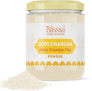 Blisssa Gopi Chandan Tilak Powder | White Chandan Powder for Tika| Sandalwood Powder