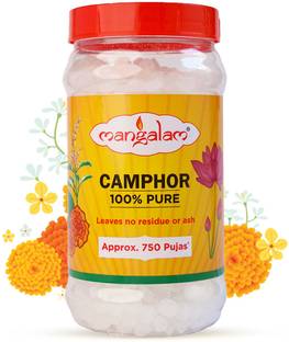 MANGALAM Camphor Tablet 500g Jar For Puja | Meditation & Other Religious Rituals