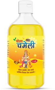 WQT Chola Chameli Oil 1000Ml For Hanuman Ji Hawan, Hindu Ritual Pooja