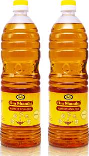 Cycle Om Shanthi Pure Puja Oil, Blend of 5 Puja Oils - Jasmine Fragrance (Pack of 2)