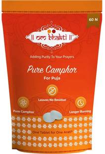 OM bhakti Pure Camphor for Puja