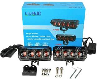 OHITO HJG LED Fog Light for Bajaj, Hero, Honda, KTM, Royal Enfield, TVS, Universal For Bike, Universal For Car, Yamaha Universal For Bike, Universal For Car