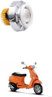 PROEDITION LED Projector Headlight Angel Eyes Devil Eyes Halo FOR Piaggio Vespa LX Headlight Car, Motorbike LED (12 V, 12 W)