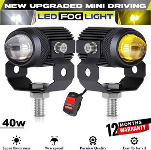 BRXR LED Fog Light for Universal For Bike, Universal For Car