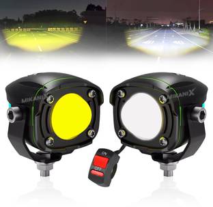 MIKANIX LED Fog Light for Universal For Bike Universal For Car
