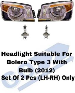 Garg overseas Halogen Headlight for Mahindra Bolero