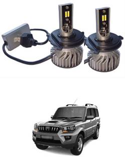 LOVMOTO H4 Led Front Headlights LED Fog Light Bulbs Plug and Play 702 Headlight Car, Motorbike LED for Mahindra (12 V, 20 W)